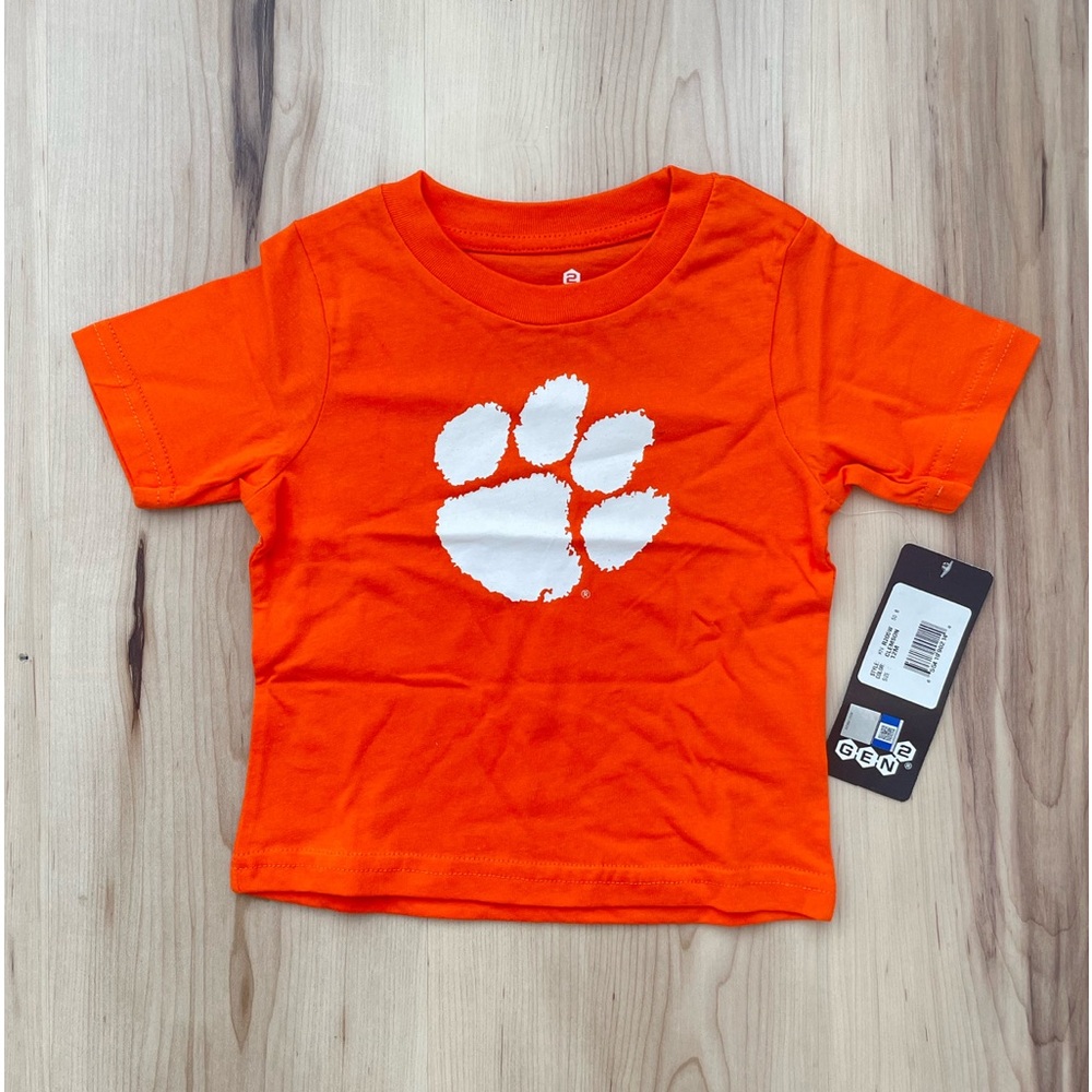 NWT Clemson University Tigers Infant Tee 12M Gen2 Kids Shirt